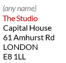 Example of a mailbox ID address in London